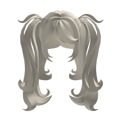 fluffy cute cozy kawaii lemon blonde pigtails Roblox item