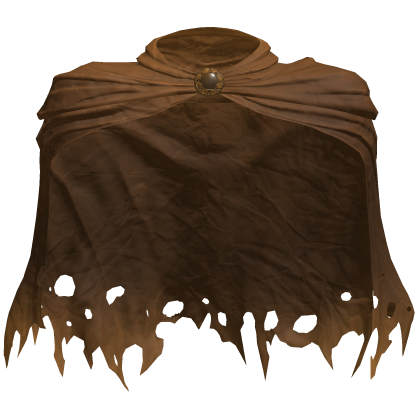 Worn Distressed Brown Paladin Cloak