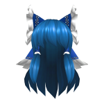 Korean Anime Scarlet Blue Hair