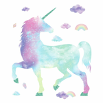 Pastel rainbow!