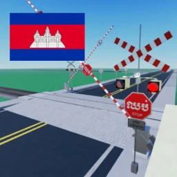 Cambodian Railroad Crossings Simulator icon