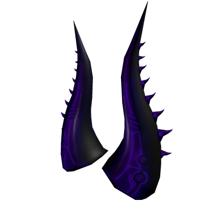 Futuristic Amethyst Horns of Pwnage Roblox item