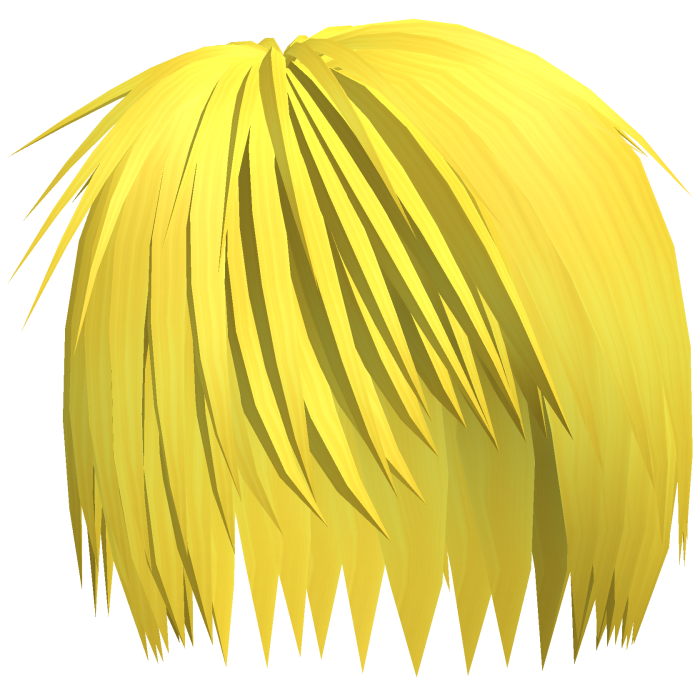 Emo Razor Cut Layered Hair (Yellow)