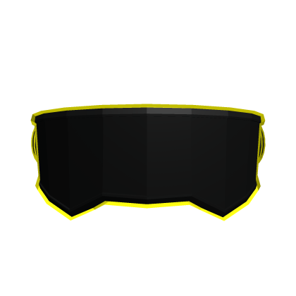Futuristic Yellow Neon Visor Roblox item