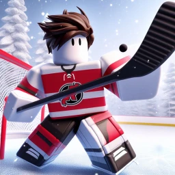 Simple hockey icon