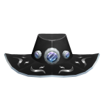 Legion Silver Black Trim Fedora