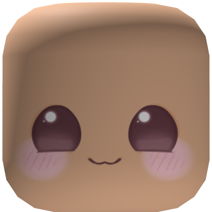 Cute Happy Chibi Face w Blush-Light Skin Tone thumbnail