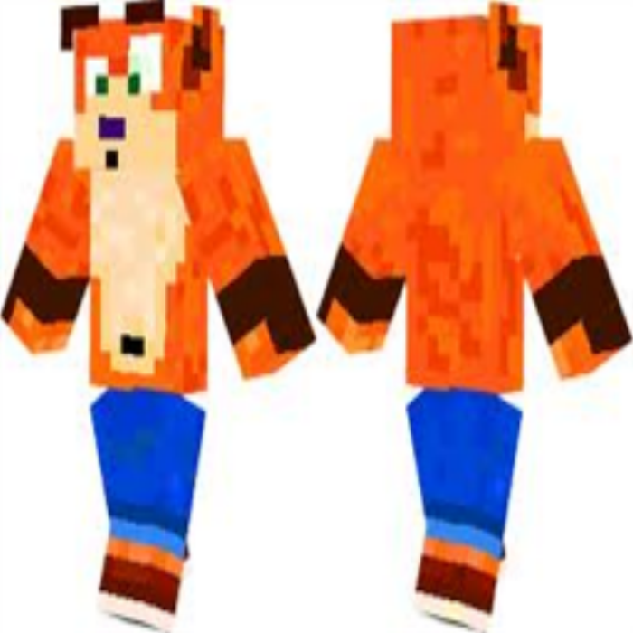 Minecraft Crash Bandicoot! Roblox decal