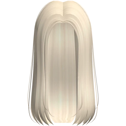 Long Straight Cute Trendy Hair (Beige) Roblox item render