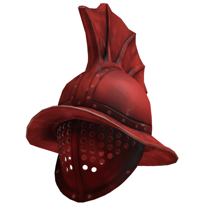 Red Gladiator Roman Vintage Helmet