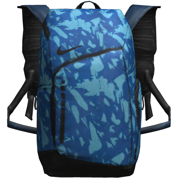 (1.0) Blue Camo Bookbag