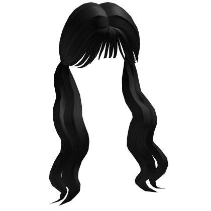 Black Cute Twintails Roblox item
