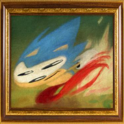 Sonic Paniting Roblox decal