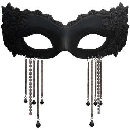 Black Gothic Lace Masquerade Mask