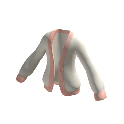 Cute & Chic Cardigan (Cream & Pink)