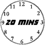 You stayed for 20 minutes