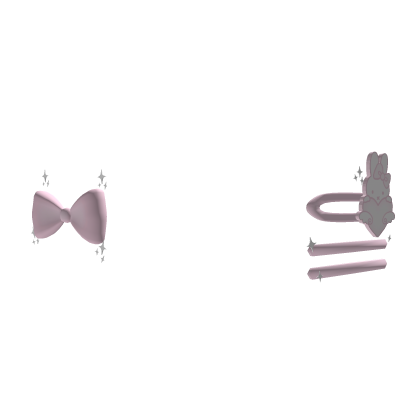 ୨୧ cutesy miffy hair clip