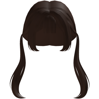 Brown Kawaii Low Twintails Roblox item