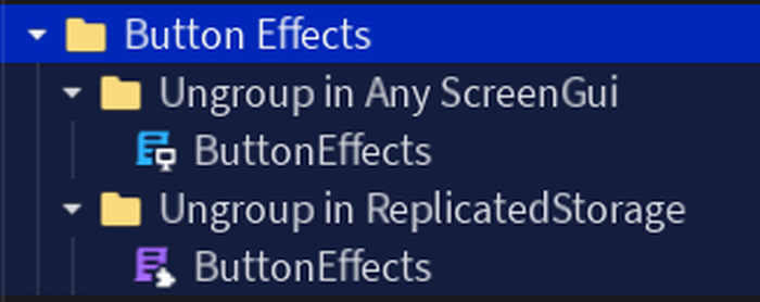 Automatic UI Button Effects preview 1