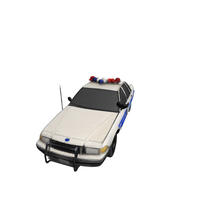 Police Car Mesh (AI)