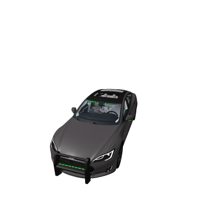 Tesla staff car