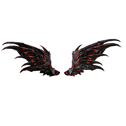 Crimson Dragon Wings - Nightscar Roblox item