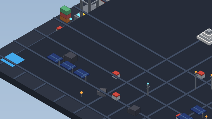 Low Poly Space Station Base Map Sci Fi preview 8