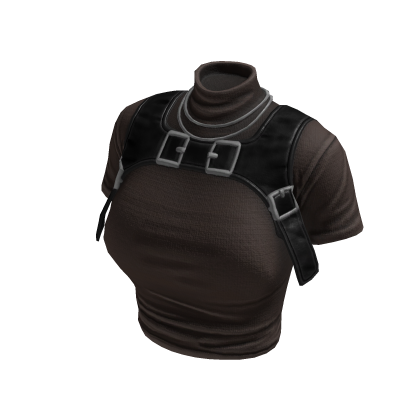  Y2K Stylish Top (Brown Black)