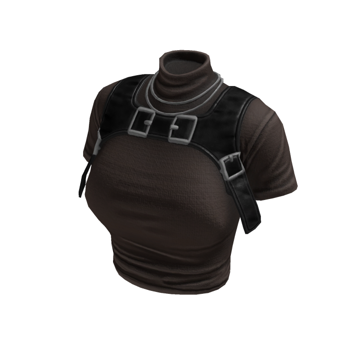  Y2K Stylish Top (Brown Black)