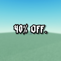 40% Off.
