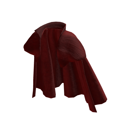 Short Red Vampire Leather Gothic Cape