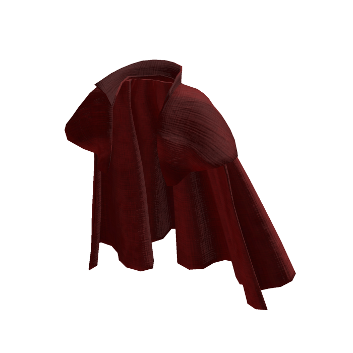 Short Red Vampire Leather Gothic Cape