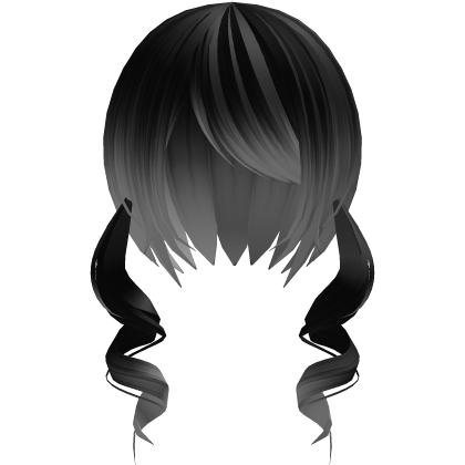 ʚ♡ɞ cute soft curly twintails in ghost grey Roblox item