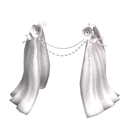 Ethereal Pure White Rose Goddess Skirt (1.0)