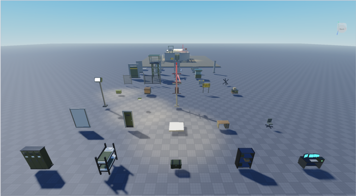 Modular Military Base Kit - 43 Pieces + Interior preview 5