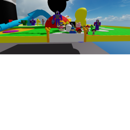 Teletubbies and Friends Inside of the Apparition
