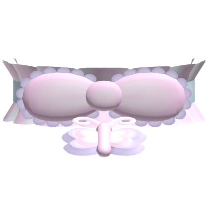 . ‿ ♡ magical pink blue butterfly choker