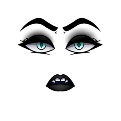 Eerie Makeup™ || Black Diamond Roblox decal