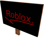 Roblox Sign