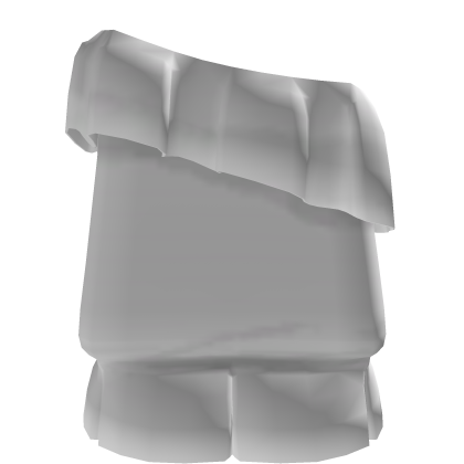 [Left] R6 1.0 White Ruffle Cold Shoulder Sleeve