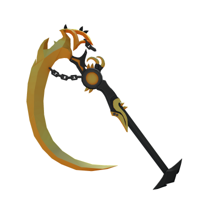 Golden Corrupted Scythe