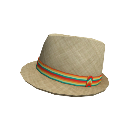 Rainbow Band Fedora