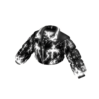 Glow White Emissive Jacket Puffer