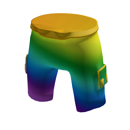 Fading Yellow Rainbow Shorts thumbnail