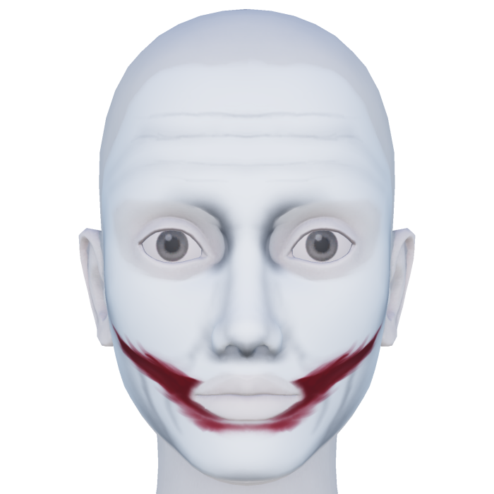 Scary Joker Facepaint