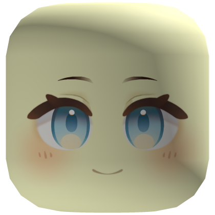 Cute Smile Face Mask (Blue Eyes) Roblox item