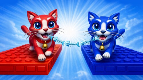 Kittens [2 Player Obby]