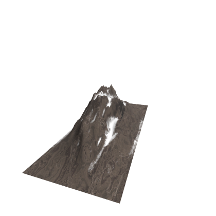 Realistic Mountain 3D