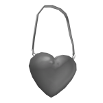 Silver Heart Purse