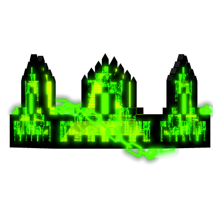 [EMISSIVE] Toxic Green Animated 8-Bit Crown Addon